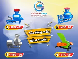 tổng hợp máy băm chuối