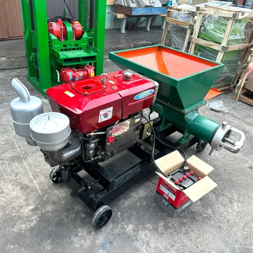 Máy đùn cá công nghiệp lắp đầu nổ - Ảnh 6