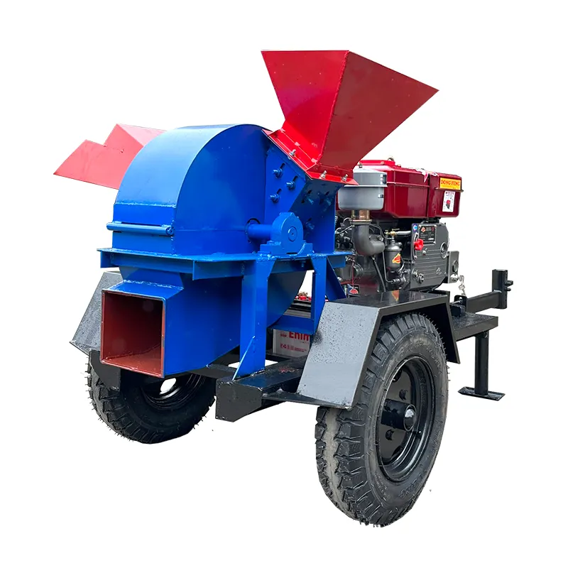 Máy băm gỗ đa năng 2T bệ kéo phiên bản mới - Ảnh 2