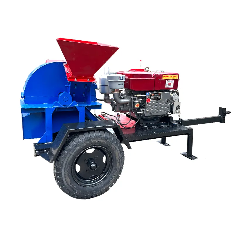 Máy băm gỗ đa năng 2T bệ kéo phiên bản mới - Ảnh 3