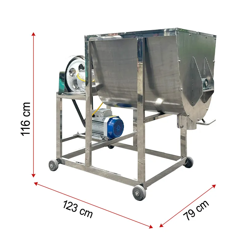 Máy trộn thúc ăn chăn nuôi inox MTi50 phiên bản mới - Ảnh 5